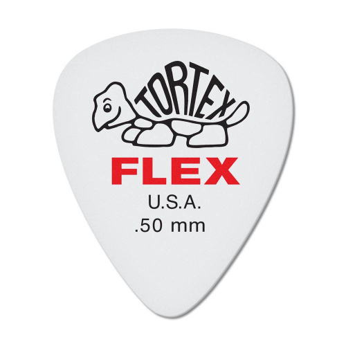 Dunlop Tortex Flex Standard Plectrum 0.50mm - Per Stuk