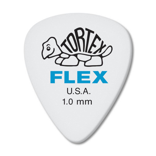 Dunlop Tortex Flex Standard Plectrum 1.0mm - Per Stuk