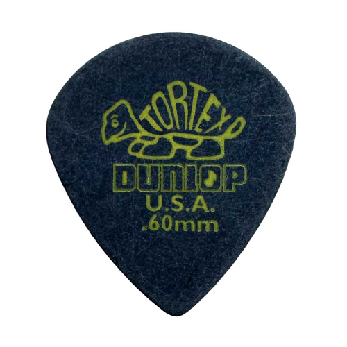 Dunlop Tortex Pitch Black Jazz III Black/Gold Limited 0.60mm Plectrum - Per Stuk