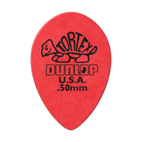 Dunlop Tortex Small Teardrop 0.50mm Plectrum - Per Stuk