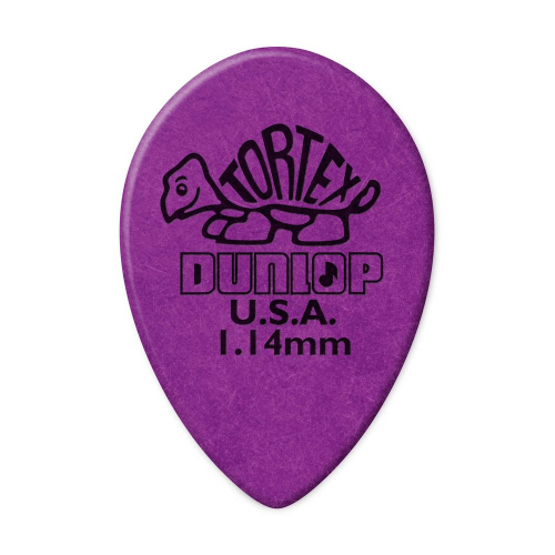Dunlop Tortex Small Teardrop 1.14mm Plectrum - Per Stuk