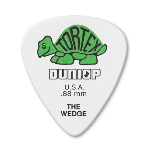 Dunlop Tortex Wedge Plectrum 0.88mm - Per Stuk