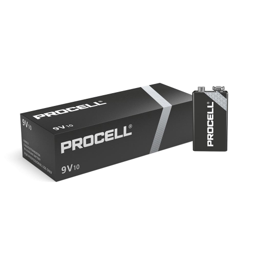 Duracell Procell Constant Alkaline 9 Volt Batterij Doos / 10-Pack