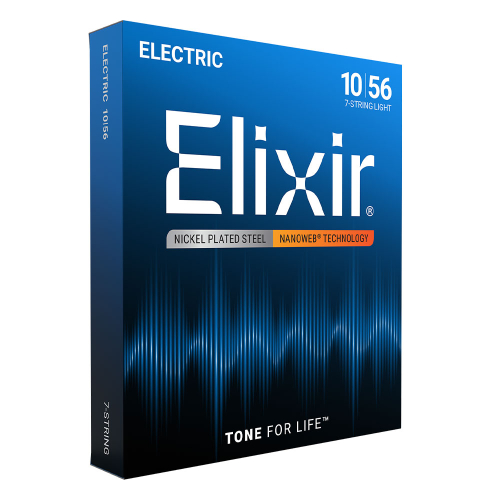 Elixir 12057 Nanoweb Snaren voor 7-Snarige Elektrische Gitaar (10-56)