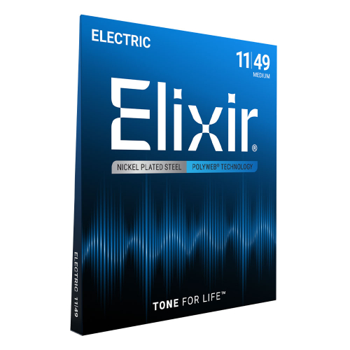 Elixir 12100 Polyweb Snaren voor Elektrische Gitaar (11-49)