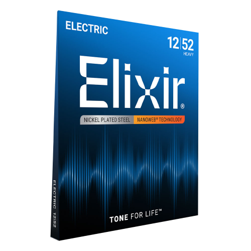 Elixir 12152 Snaren Nanoweb voor Elektrische Gitaar (12-52)
