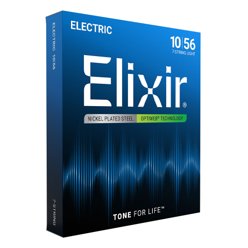 Elixir 19057 Optiweb Snaren voor 7-Snarige Elektrische Gitaar (10-56)