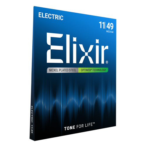 Elixir 19102 Optiweb Snaren voor Elektrische Gitaar (11-49)