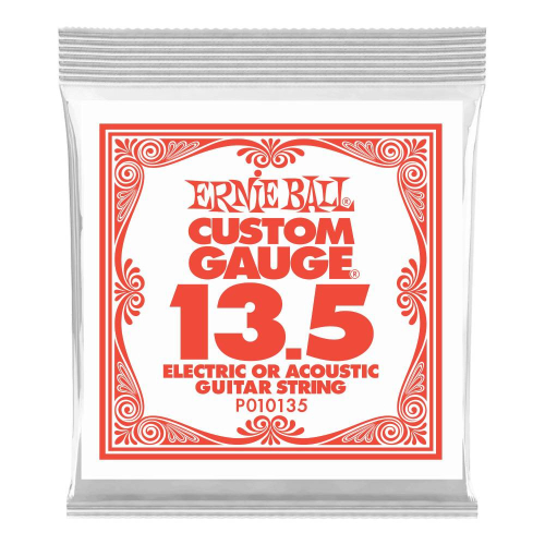 Ernie Ball 010135 Plain Steel .0135 Losse Snaar 6-Pack