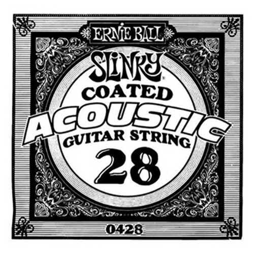 Ernie Ball 0428 Coated 80/20 Bronze .028 Losse Snaar