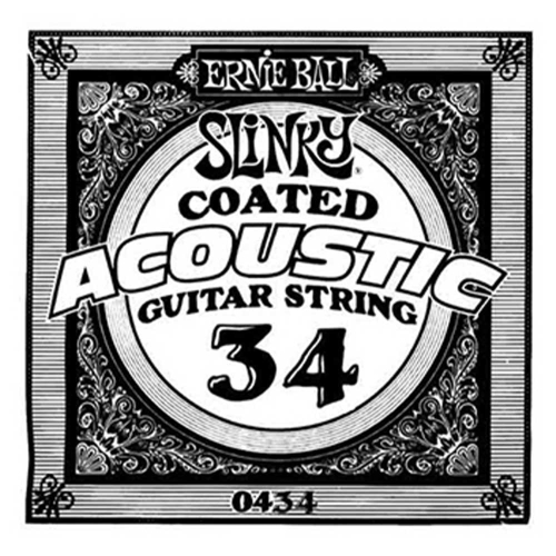 Ernie Ball 0434 Coated 80/20 Bronze .034 Losse Snaar