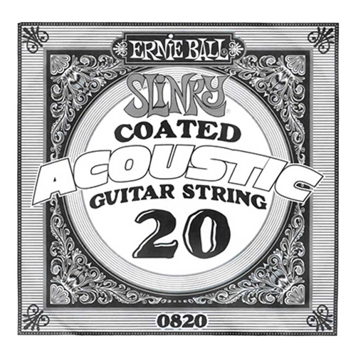 Ernie Ball 0820 Coated Phosphor Bronze .020 Losse Snaar
