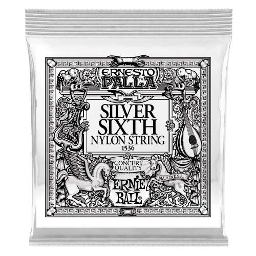 Ernie Ball 1536 Silverplated Nylon Losse Snaar E6 - Per Stuk