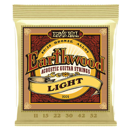 Ernie Ball 2004 Earthwood Akoestische Gitaarsnaren (11-52) Light