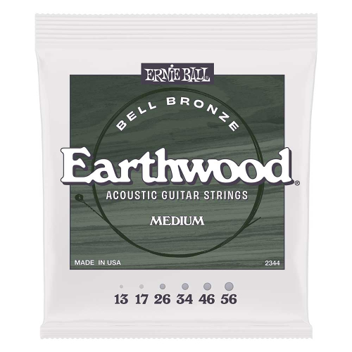 Ernie Ball 2344 Earthwood Bell Bronze Western Gitaarsnaren (13-56) Medium