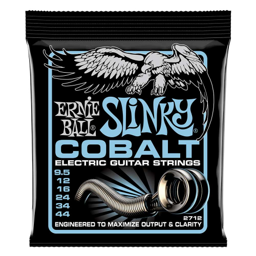Ernie Ball 2712 Cobalt Primo Slinky Elektrische Gitaarsnaren (9.5-44)