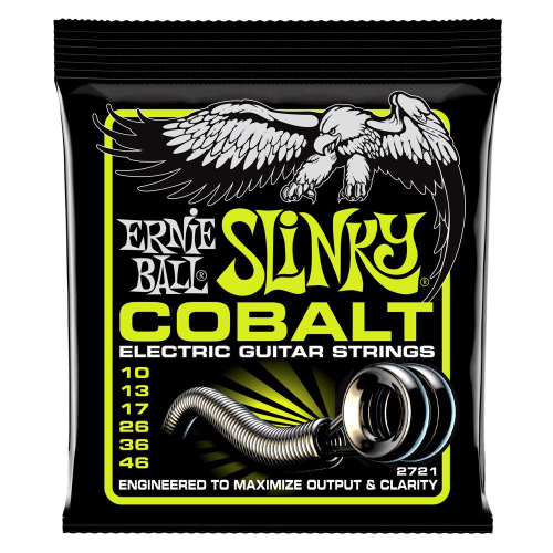 Ernie Ball 2721 Regular Slinky Cobalt Snaren voor Elektrische Gitaar (10-46)