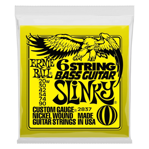Ernie Ball 2837 Bassnaren 6-Snarig Short Scale (20-90)
