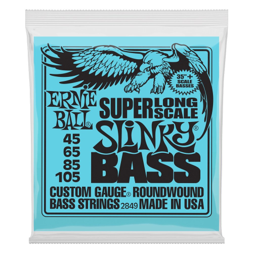 Ernie Ball 2849 Slinky Super Long Scale Bassnaren (45-105)