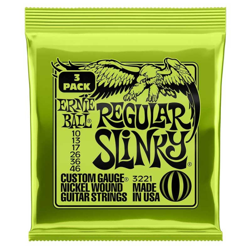 Ernie Ball 3221 triopack 2221 snaren