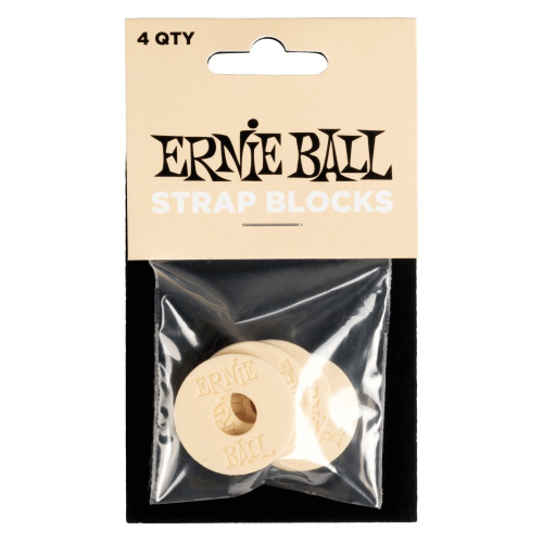 Ernie Ball 5624 Strap Blocks Crème 4-Pack