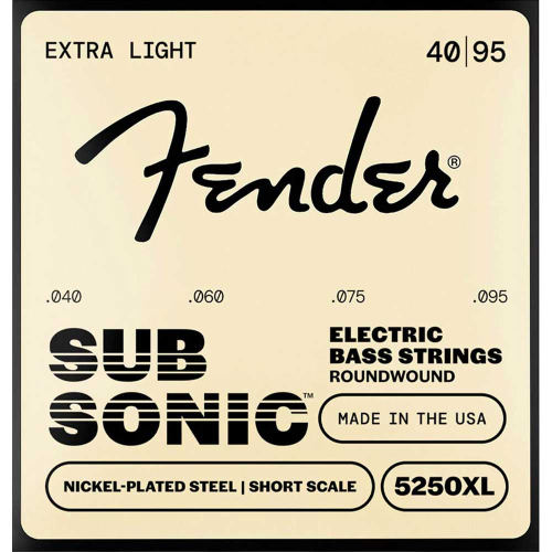 Fender 5250XL NPS Bassnaren Short Scale (40-100) Extra Light
