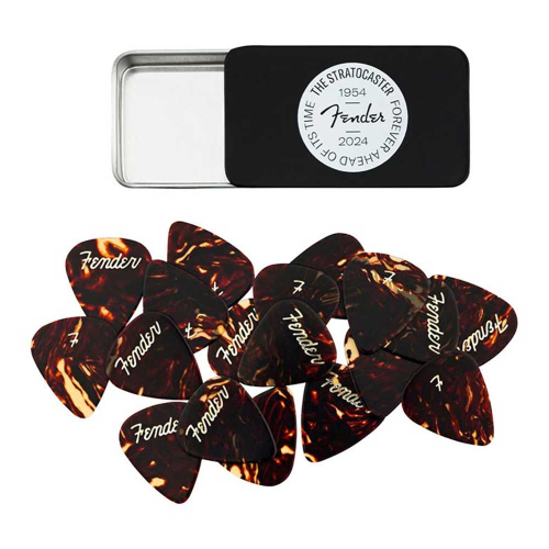 Fender 70th Anniversary Pick Tin Plectrum 12-Pack 0198351070