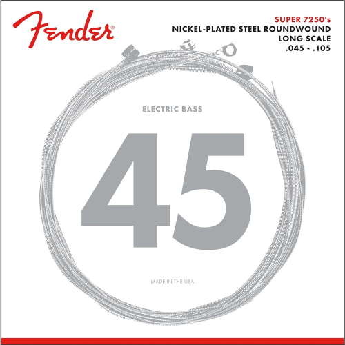 Fender 7250M Bassnaren Nickel-Plated Steel (45-105) Medium