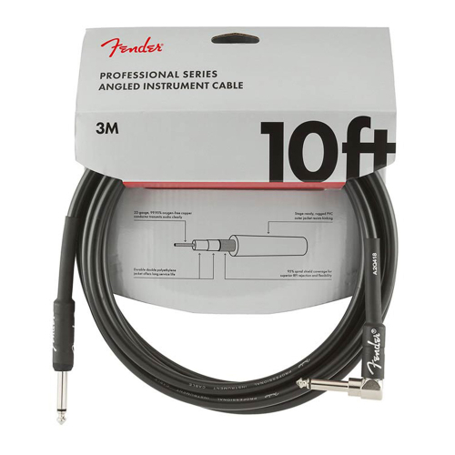 Fender Gitaarkabel Professional Series 3 Meter Rechte/Haakse Plug 0990820025