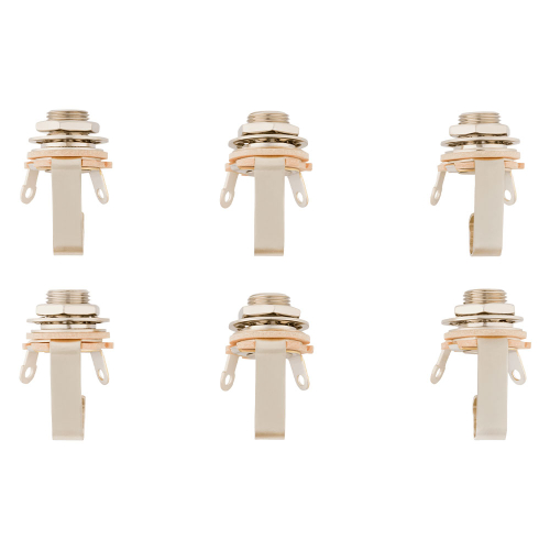 Fender Jack Output (Open) 1/4" 2-Polig 0021956649 6-Pack
