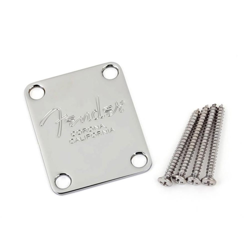 Fender Neck Plate American Series voor Basgitaren Fender Corona Logo 0991446100