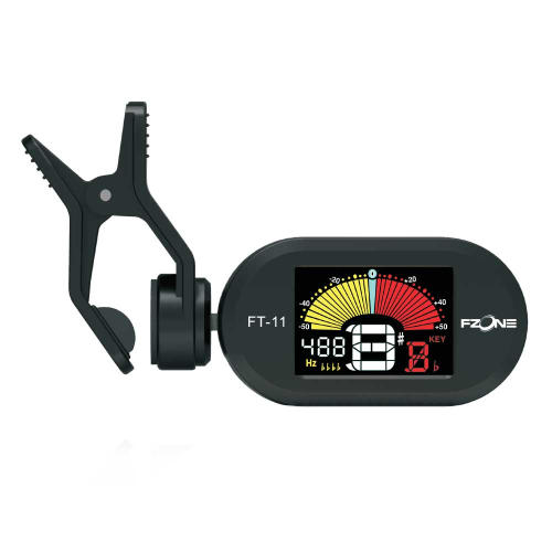 Fzone FT11 Clip-On Stemapparaat voor Gitaar en Basgitaar