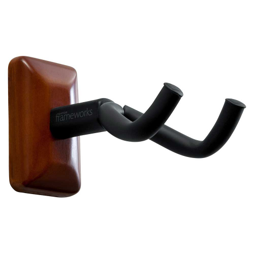 Gator Frameworks GFW-GTR-HNGRMHG Guitar Hanger Gitaar Muurbeugel Mahonie