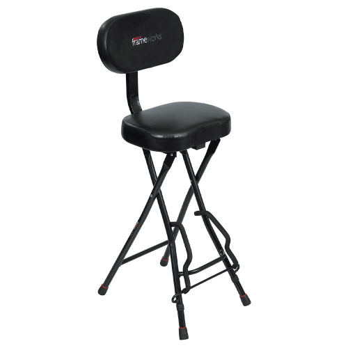 Gator Frameworks GFW-GTR-SEAT Guitar Seat/Stand Combo Gitaarkruk met Gitaar Standaard