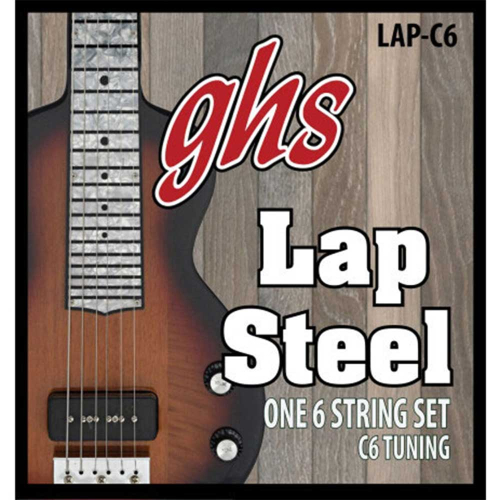 GHS LAP-C6 Lap Steel Snaren Nickel-Plated Steel - C6 Tuning, 015-036
