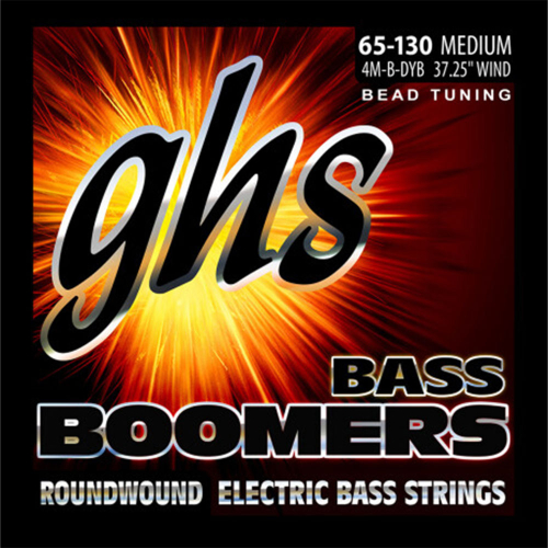 GHS Strings 3045 4/M B DYB Bass Boomers Nickel Bassnaren BEAD Stemming (65-130)