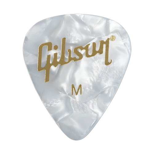 Gibson Celluloid Parelmoer Medium Plectrum - Per Stuk