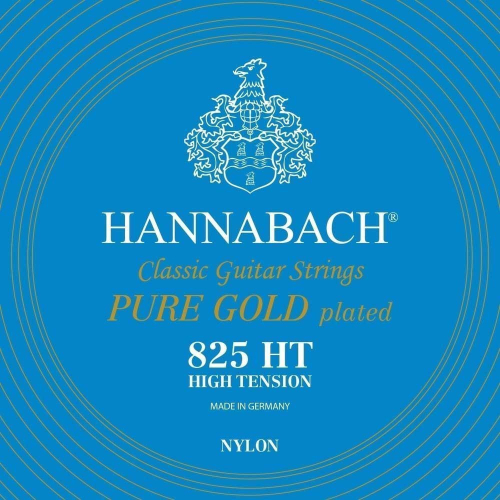 Hannabach 825HT Pure Gold Plated Klassieke Gitaarsnaren - Hoge Spanning