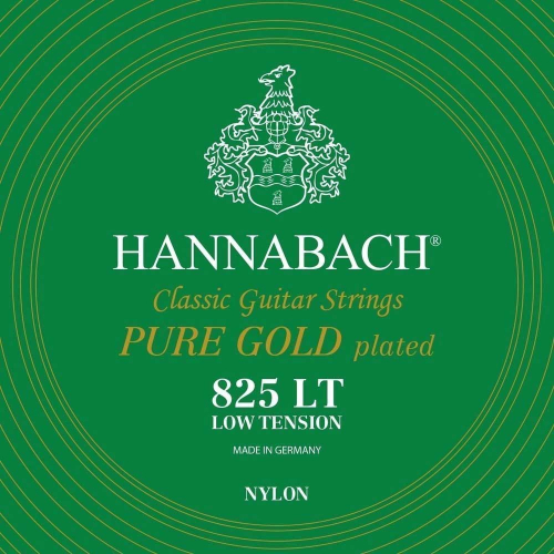 Hannabach 825LT Pure Gold Plated Klassieke Gitaarsnaren - Lage Spanning