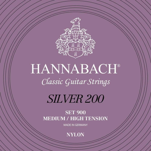 Hannabach 900MHT Silver 200 Klassieke Snaren - Medium/Hoge Spanning