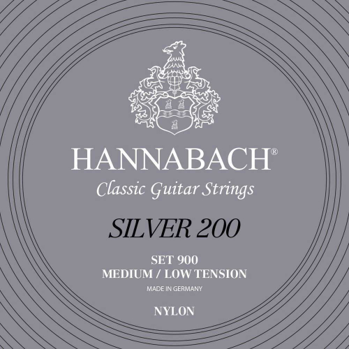 Hannabach 900MLT Silver 200 Klassieke Snaren - Medium/Lage Spanning