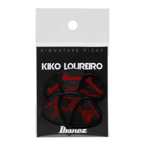 Ibanez B1000KLBK Kiko Loureiro Signature 1.2mm Plectrum 6-Pack - Zwart
