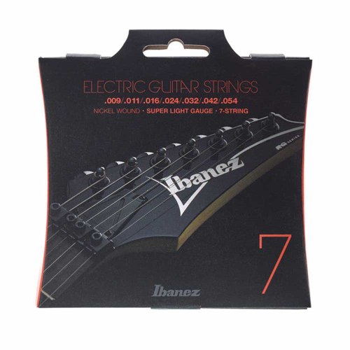 Ibanez IEGS7 Super Light Elektrische Gitaarsnaren 7-Snarig (9-54)