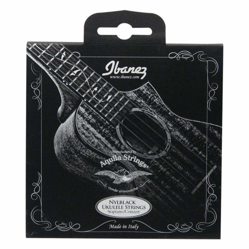 Ibanez NBUKS4 NylBlack Sopraan / Concert Ukulele Snaren (24-26) Hoge G