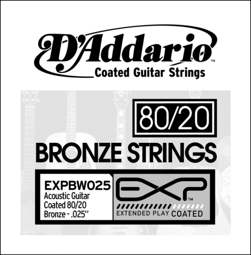 D'Addario EXPBW025 losse snaar voor western gitaar