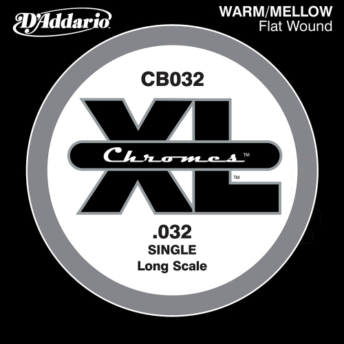 D'Addario CB032 Chromes Flatwound Losse Bassnaar .032