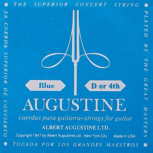 Augustine Blue Losse Silverwound D4-Snaar - Hoge Spanning