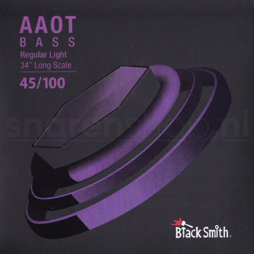 BlackSmith AAEB-45100 Bassnaren AAOT Coated (45-100) Nickel Round Wound - Aanbieding, op = op