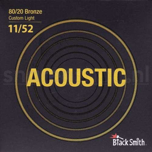 BlackSmith BR-1152 Snaren voor Akoestische Gitaar (11-52) Custom Light