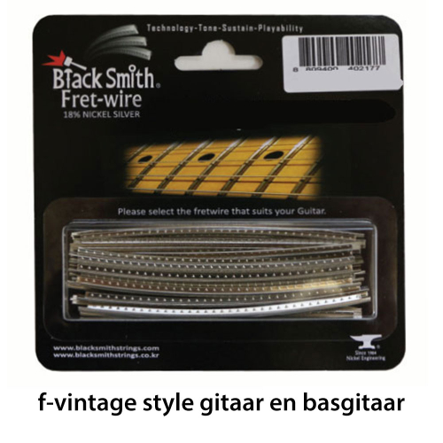 BlackSmith DHP-21F1 Fretdraad Narrow/Vintage Gitaar en Basgitaar (Set 24 stuks)